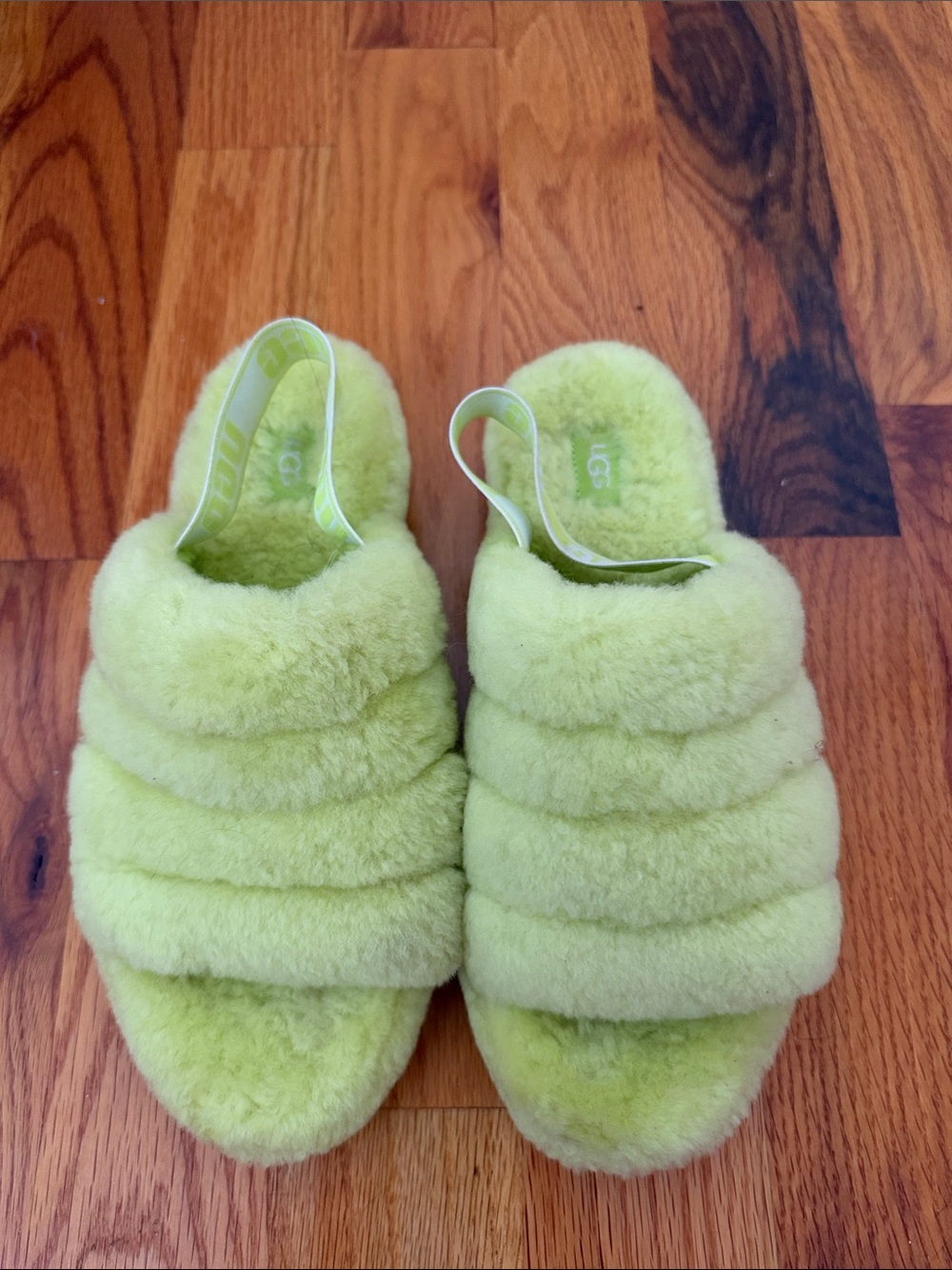 UGG Slide in Lime Color